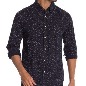 Johnnie Lightning Bolt Print Regular Fit Shirt
